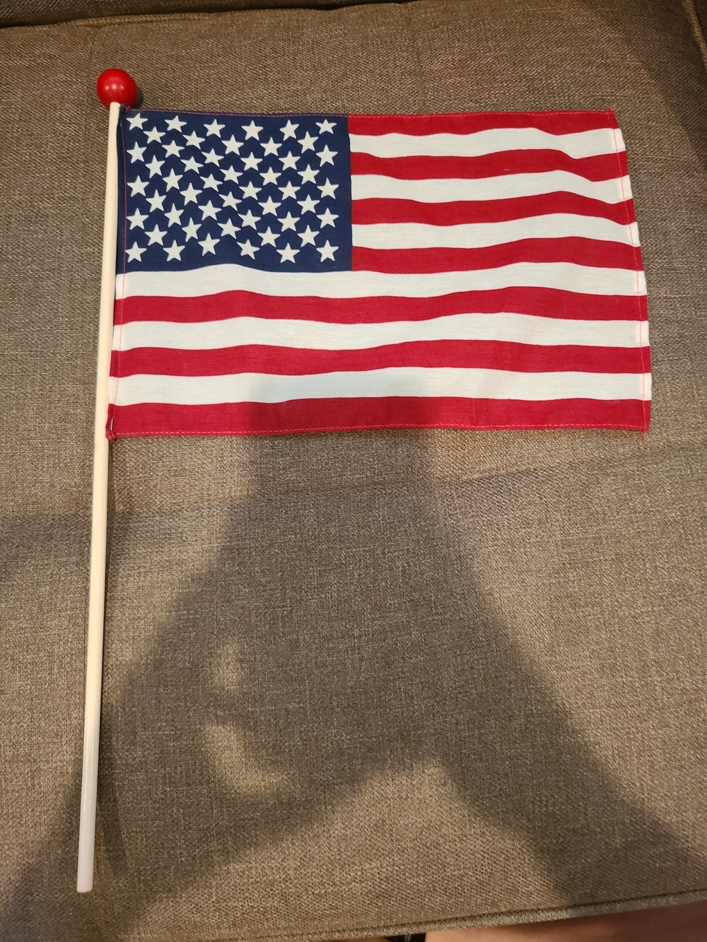American Flag with stick